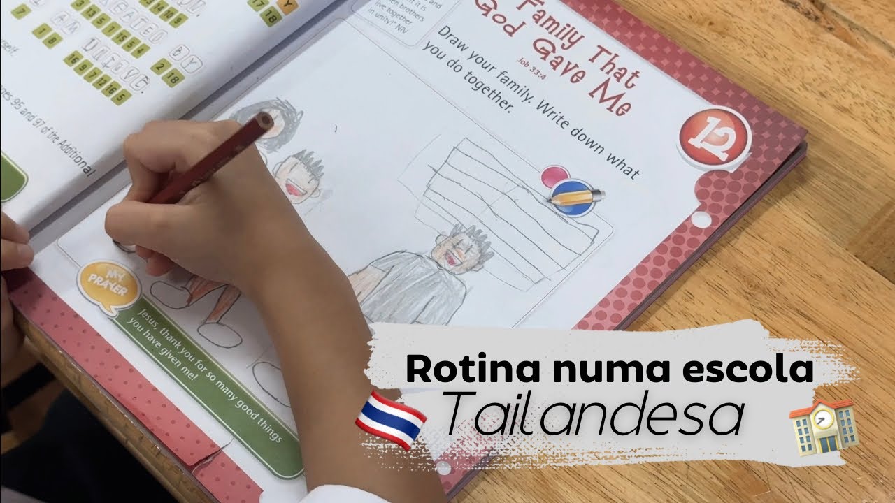 ROTINA NUMA ESCOLA TAILANDESA