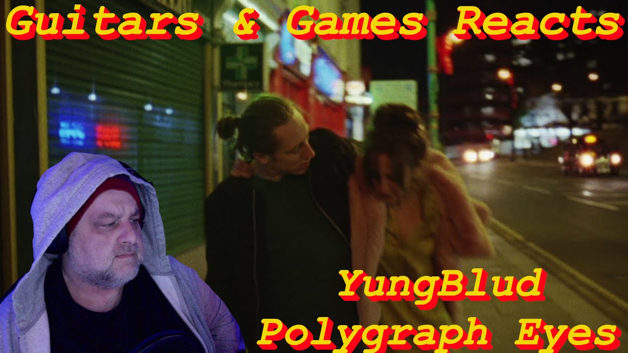 Реакции на гитары и игры. YungBlud: Полиграфические глаза. #музыка #реакция