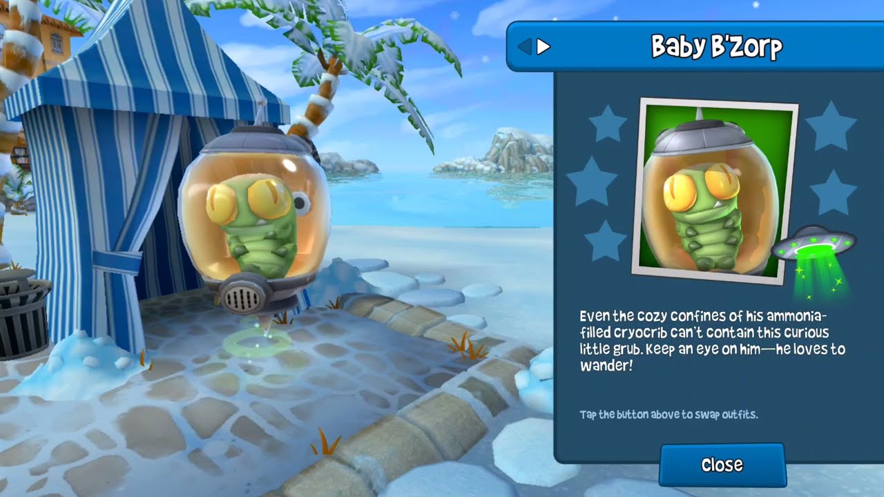 Buying new clothes Baby B'Zorp And the competition | BB Racing 2