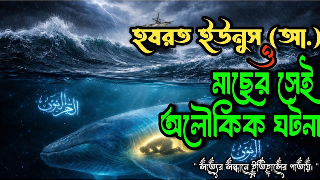 মাছের পেটে নবীর ৪০ দিন: সমুদ্রের তলদেশে সেই অলৌকিক দাস্তান! | হযরত ইউনুস (আ.) | @EmaniDastan