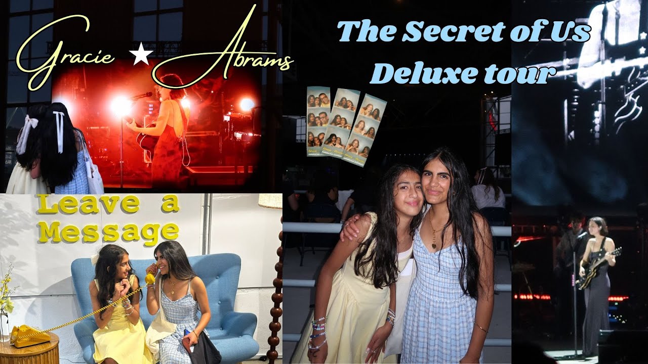 GRACIE ABRAMS: come to the secret of us deluxe tour with me!! | Toronto 💛🎤