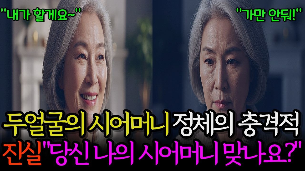 며느리한테 존댓말 까지 쓰며 존중해주는 천사 같았던 시어머니의 충격적인 정체....ㅣ막장사연ㅣ감동사연ㅣ사연라디오ㅣ오디오북ㅣ노후사연 ㅣ참교육사연