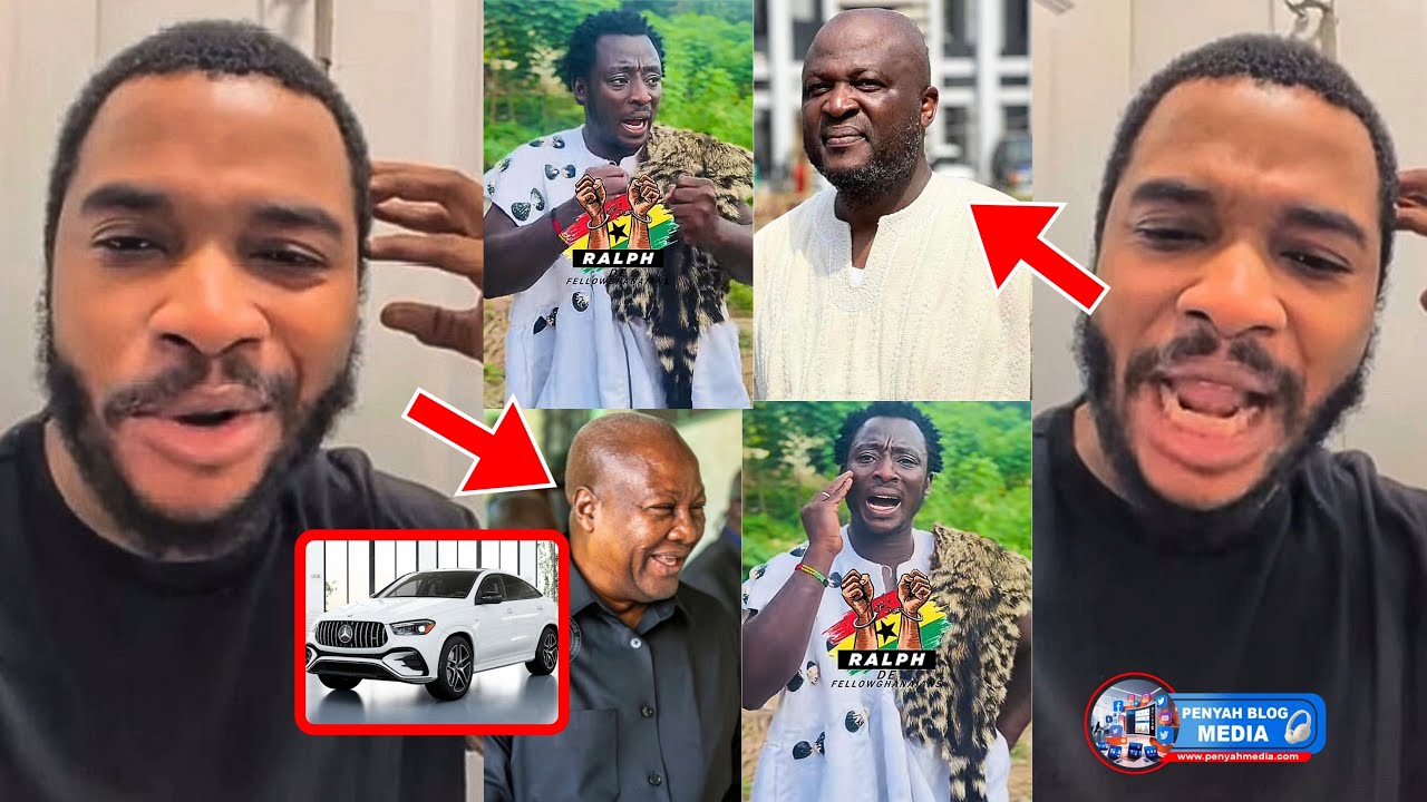 Ayɛ critical.! Twene Jonas blàst John Mahama & Brother for buying Mercedes Benz for Ralph DeFellow