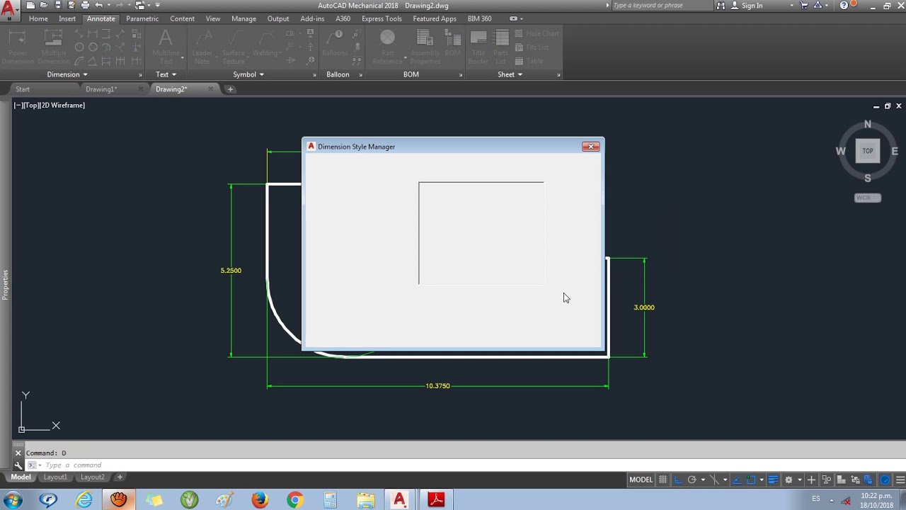 TUTORIAL #5-Configuracion de Cotas