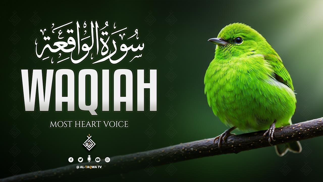 Surah Al Waqiah سورة الواقعة | Soothing Recitation For Stress Relief And Tranquility​ | Al-Taqwa TV