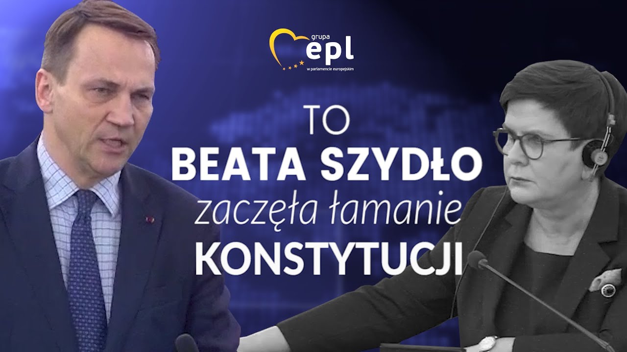 To Beata Szydło zaczęła łamanie Konstytucji i praworządnosci w Polsce
