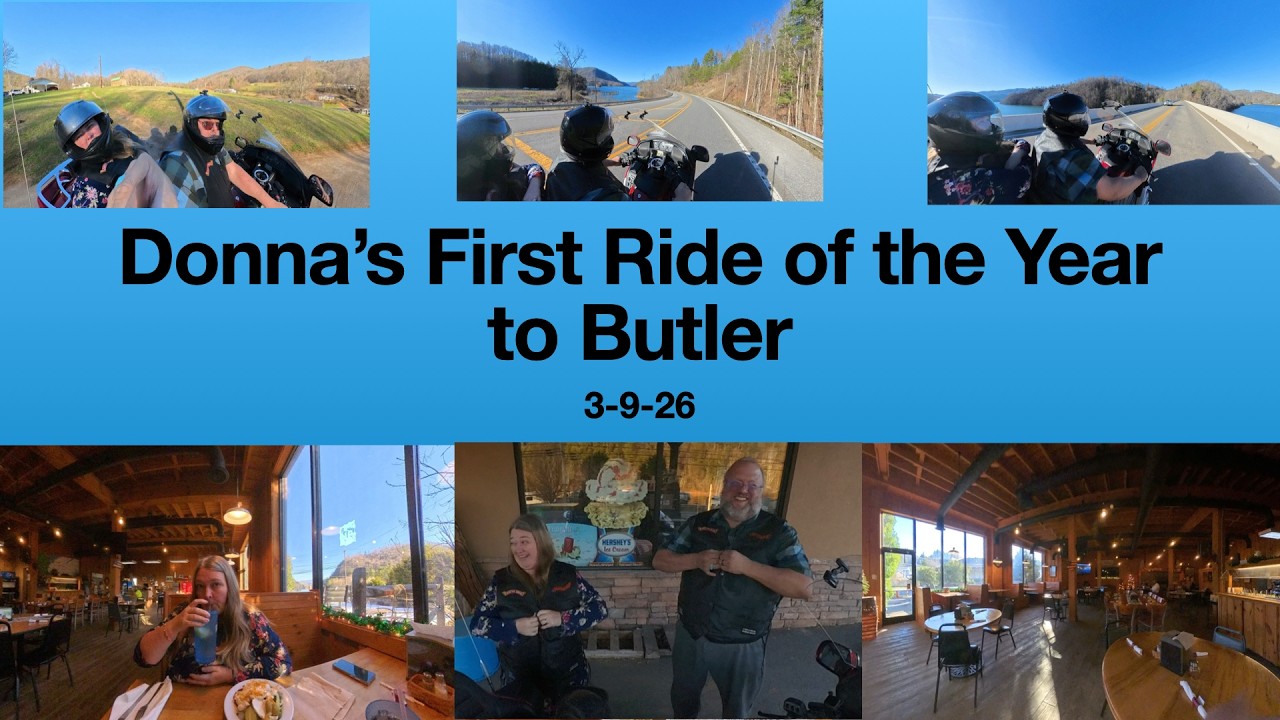32a Donna's First Ride of the Year to Butler