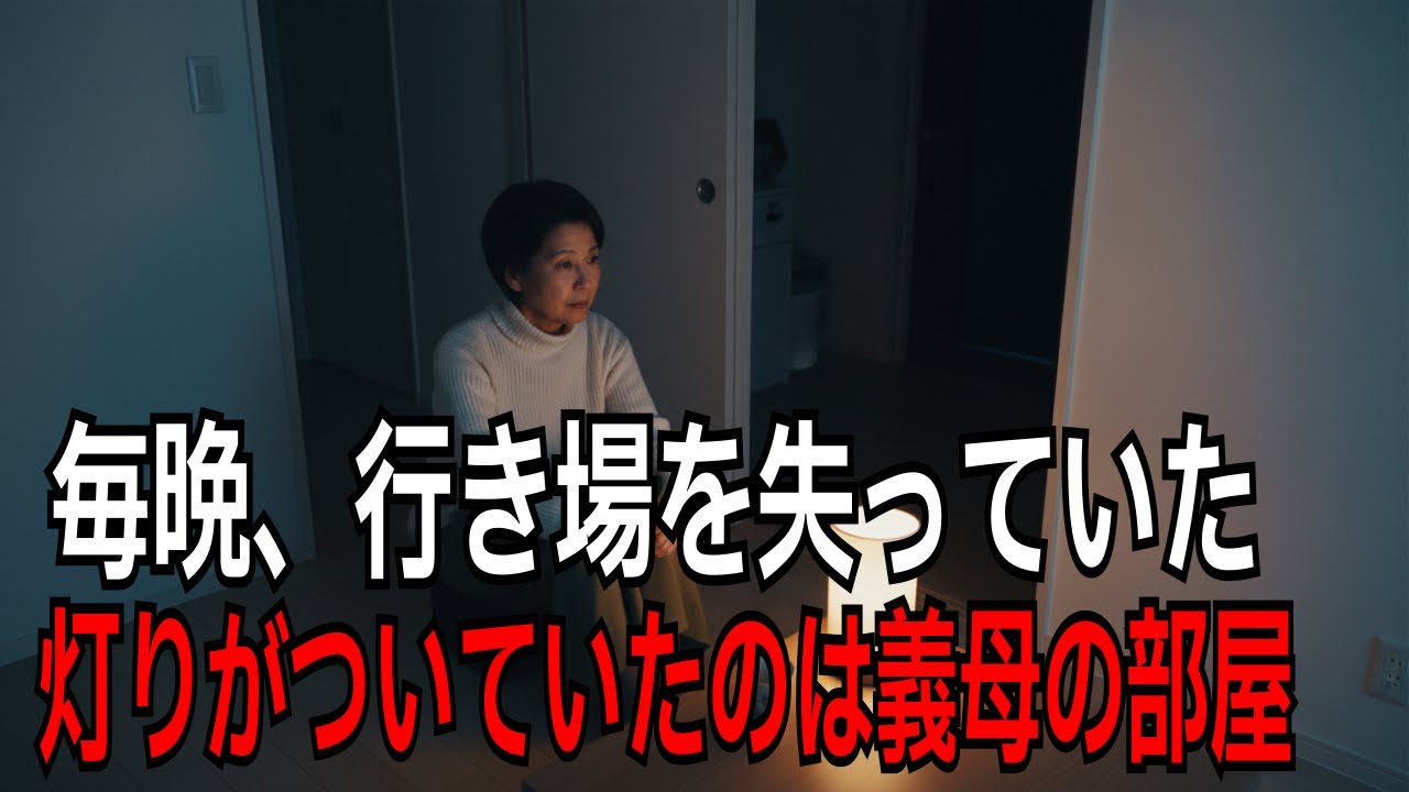 【シニア恋愛】「毎晩、獣みたいなんです」その夜、義母の灯りが一人の人生を止めた｜黄昏シニアドラマ