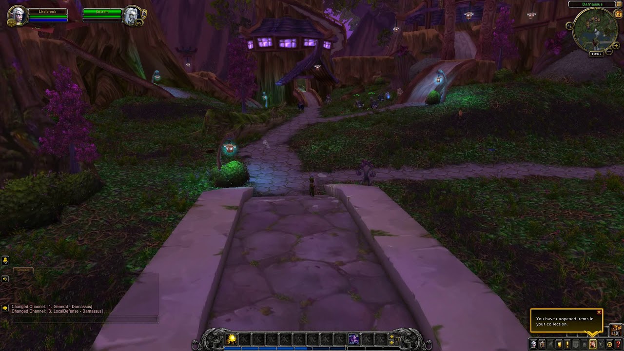 Night Elf Riding Trainer and Mount Vendor Location