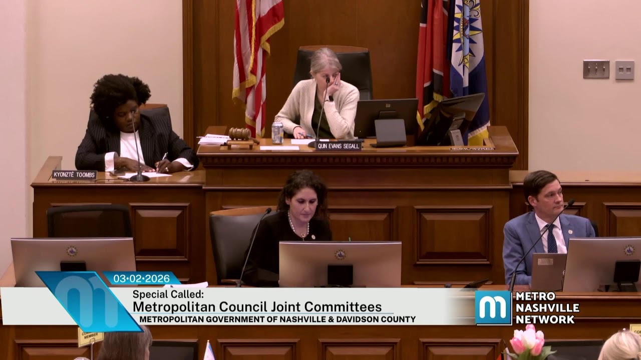 03/02/26 Special Called: Metropolitan Council Joint Committees