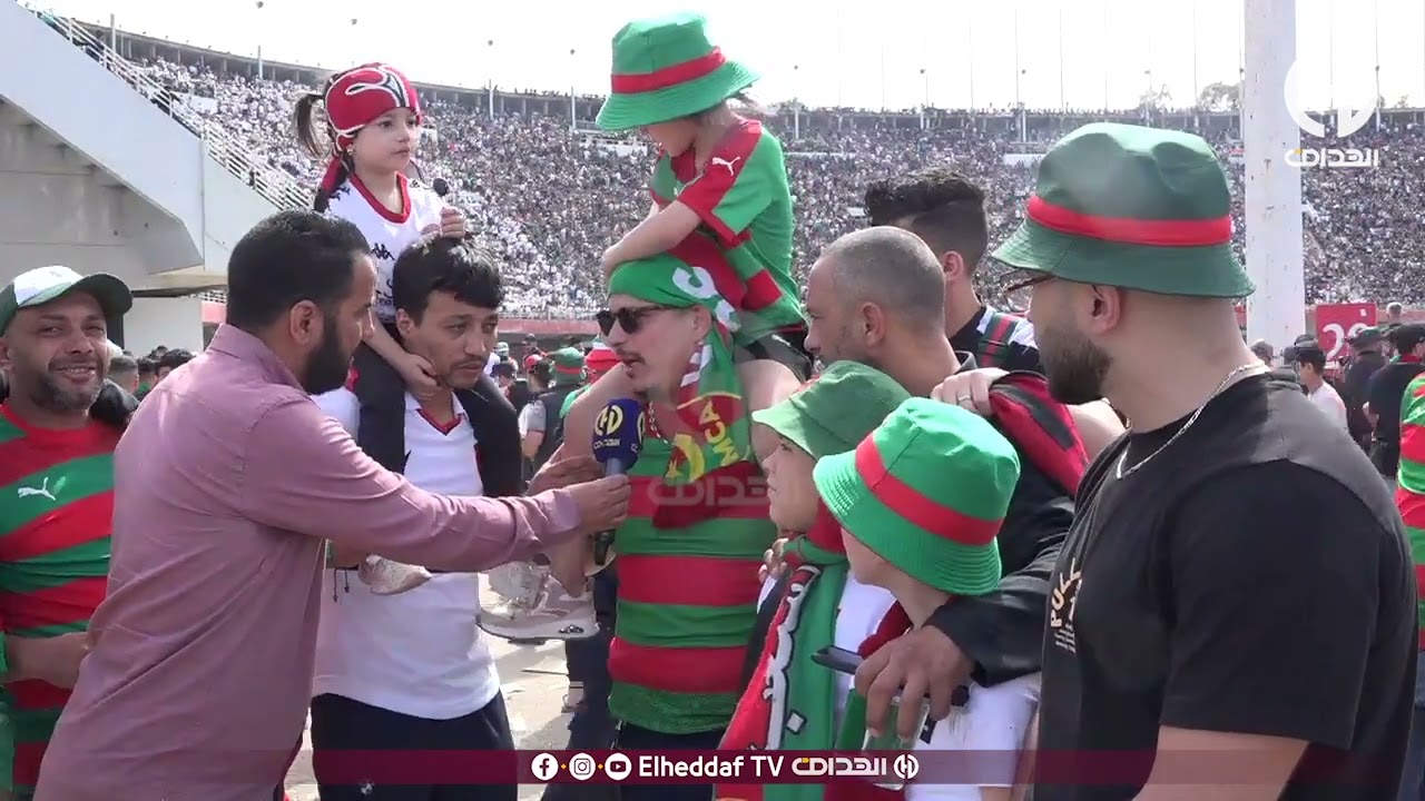 أنصار فريق مولودية الجزائر يتوعدون فريق اتحاد العاصمة بالهزيمة قبل بداية المباراة