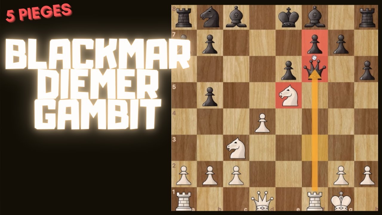 5 PIEGES pour mettre la pression pour gagner rapidement avec le BLACKMAR DIEMER GAMBIT