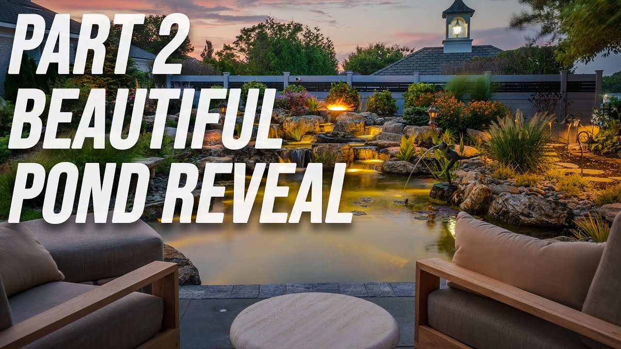 The Big Pond Reveal: 14'x20' Masterpiece with Waterfalls & Pergola!