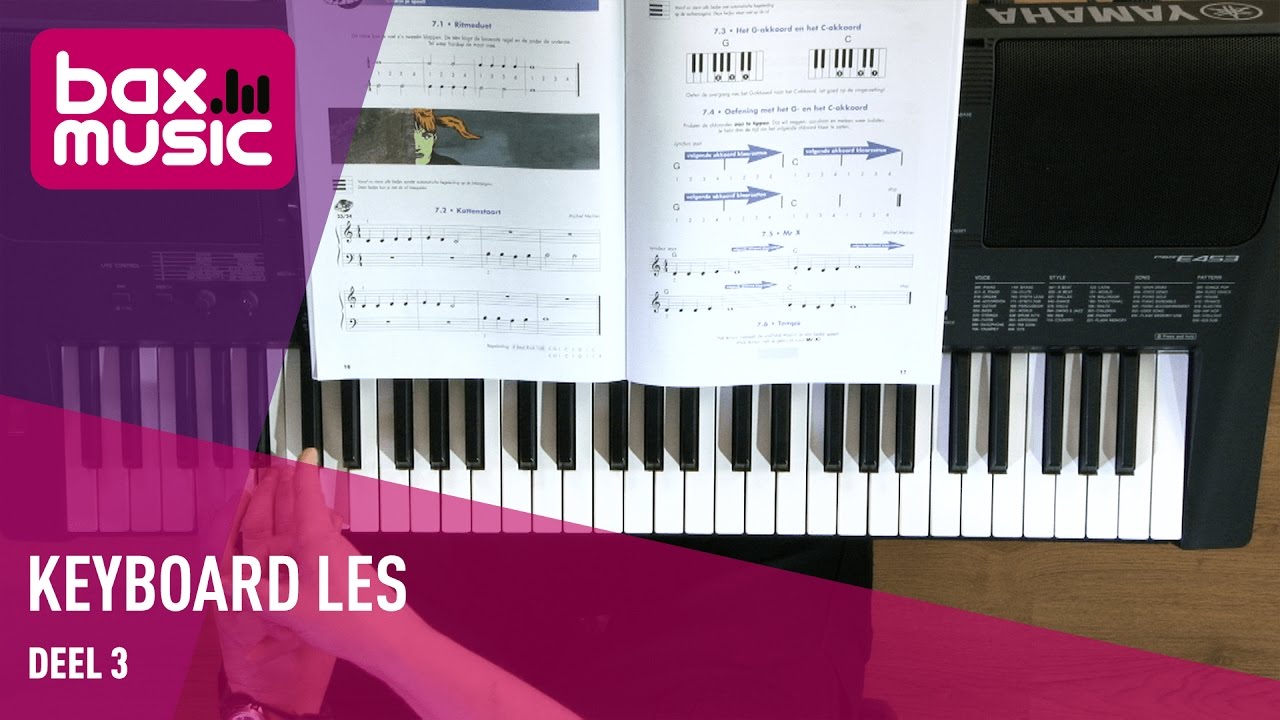 Keyboard Les 3: Akkoorden spelen - Bax Music