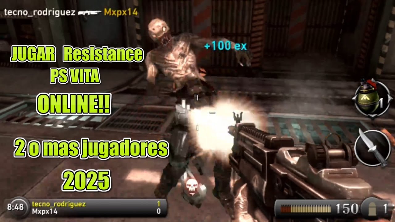 Jugar ONLINE Resistance PS Vita de 2 o mas jugadores en 2025!!