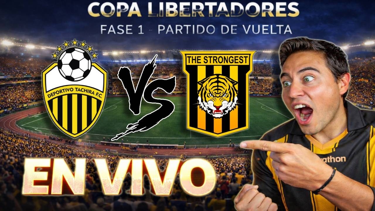 🔴DEPORTIVO TÁCHIRA vs THE STRONGEST | Copa LIBERTADORES de América Fase 1 Vuelta | Reacción 🔴