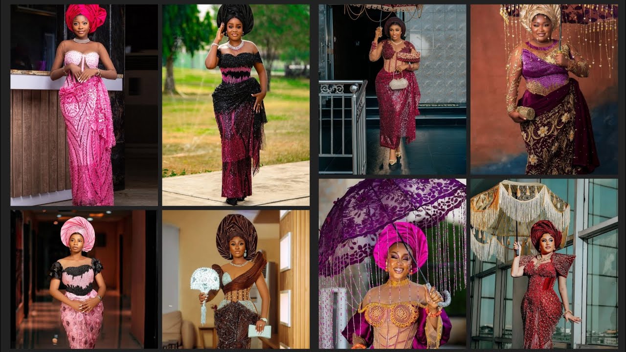 Stylish lace outlook inspiration for ladies 🇳🇬💯👌💯#fashion #latestafricaprint #2025 