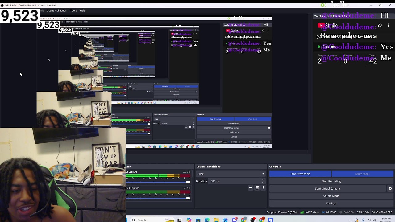 short stream playing viewer with rival