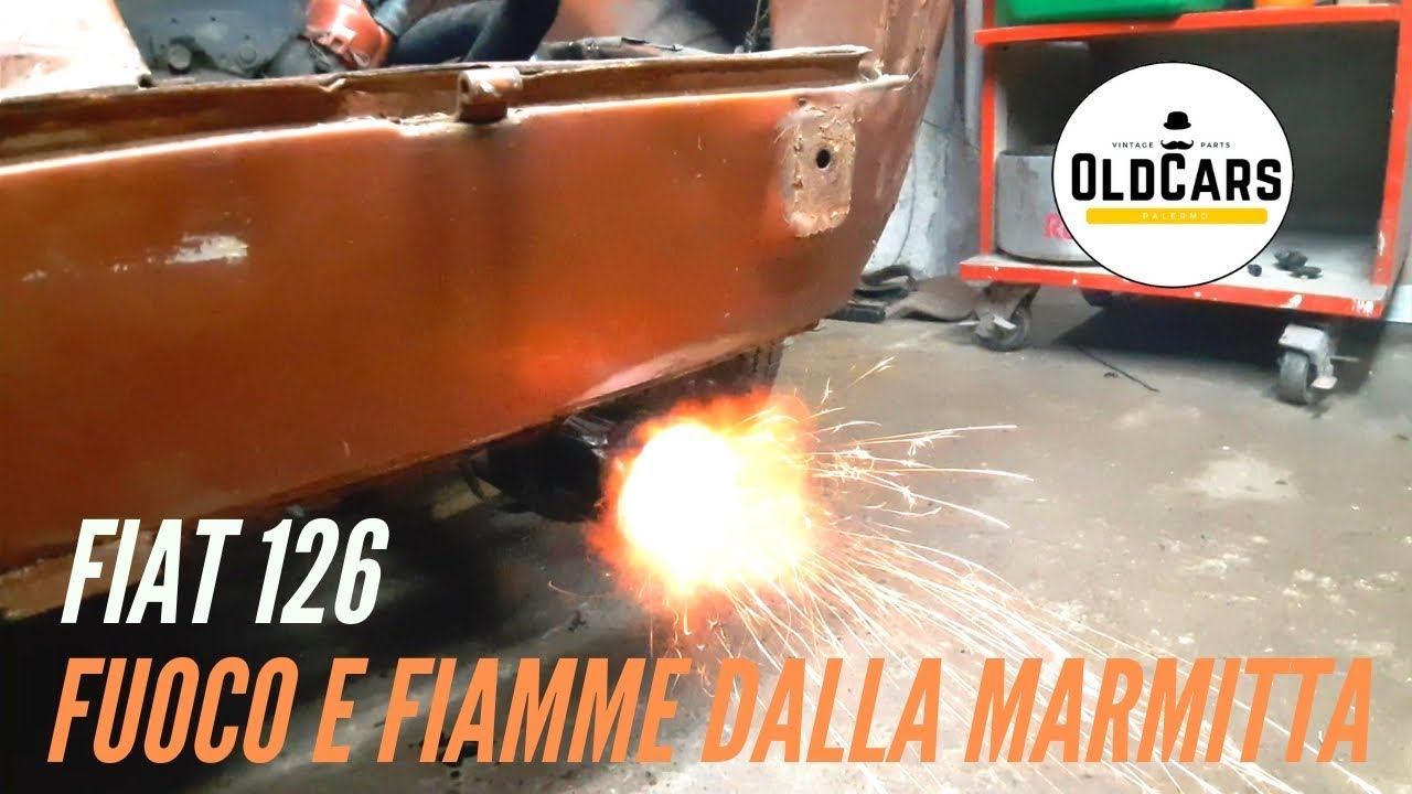 Scarico Diretto Sportivo Fiat 126 - 500 su Motore 650cc 🔥 ANTI - LAG 🔥