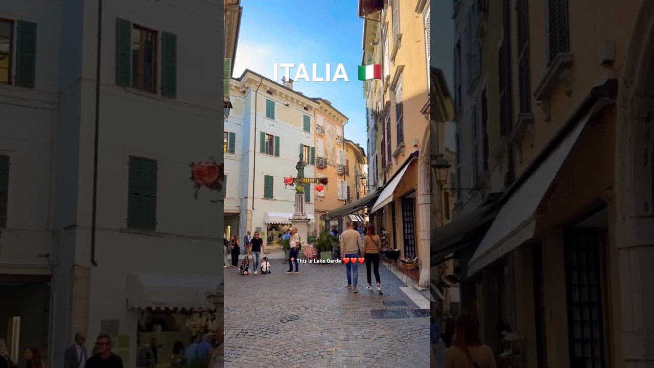 Лучшие места для посещения в Италии | Пешеходная экскурсия по озеру Гарда в Италии #Италия #путеш...