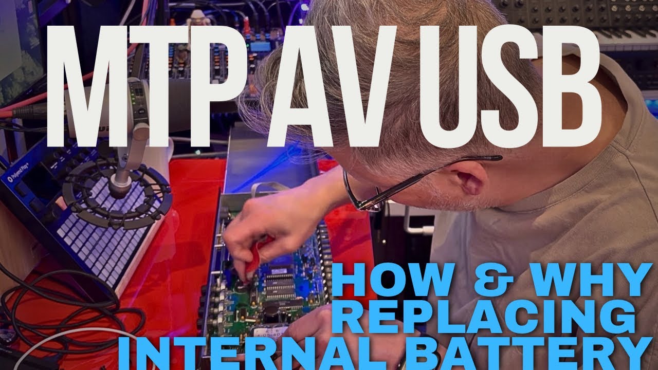 How and WHY change the battery in the MIDI TIME PIECE AV usb