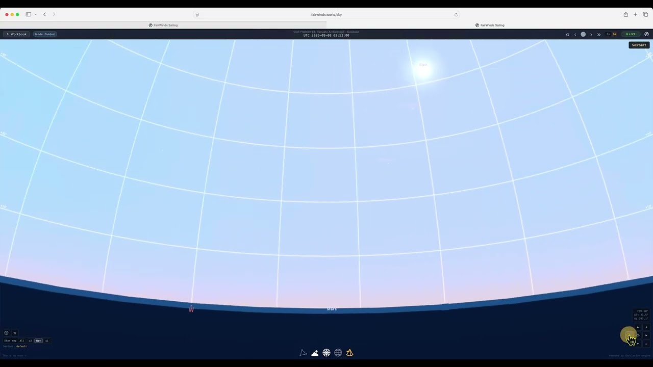 Fairwinds   Intro to Celestial Nav Tools