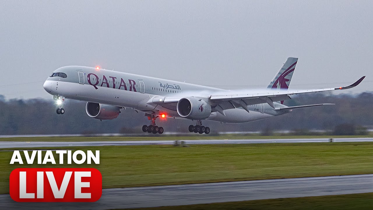 🔴 Manchester Airport LIVE ✈️