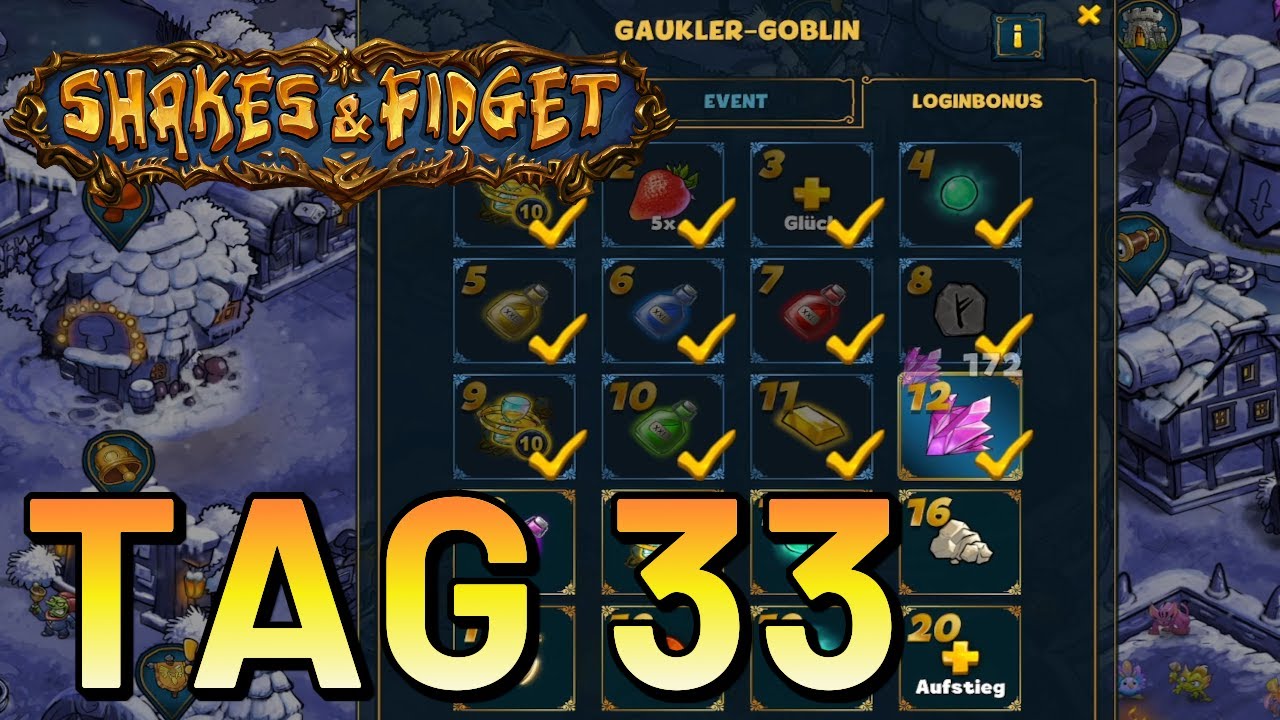 Serverstart EU25 von Shakes & Fidget! Tag 33 (Assassine)