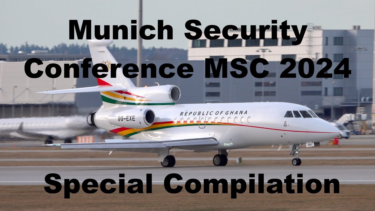 Munich Security Conference 2024 SIKO arrival & departure Compilation Part 1 Gulfstream Dassault