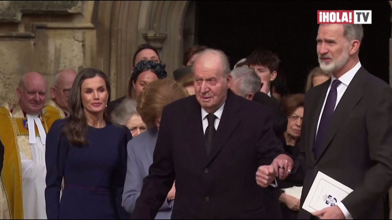 La memoria del rey Constantino de Grecia se honró en una misa que reunió a varios royals | ¡HOLA! TV