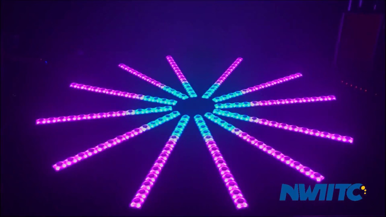 14x3W Warm white+56pcs RGB 5050SMD 2in1 led pixel wall washer beam magic bar light