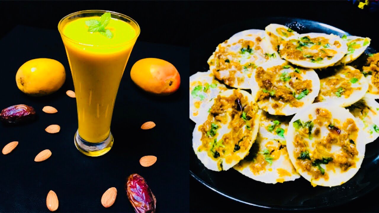 Ramadan series recipe no:2/chicken masala with steamed pathil/Mango smoothie/കൊതിയൂറും കോഴി പത്തിൽ