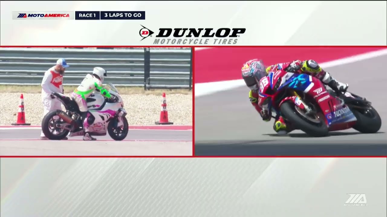Гонка Stock 1000 Race 1 на Circuit of the Americas 2025 &mdash; ОСНОВНЫЕ МОМЕНТЫ | MotoAmerica