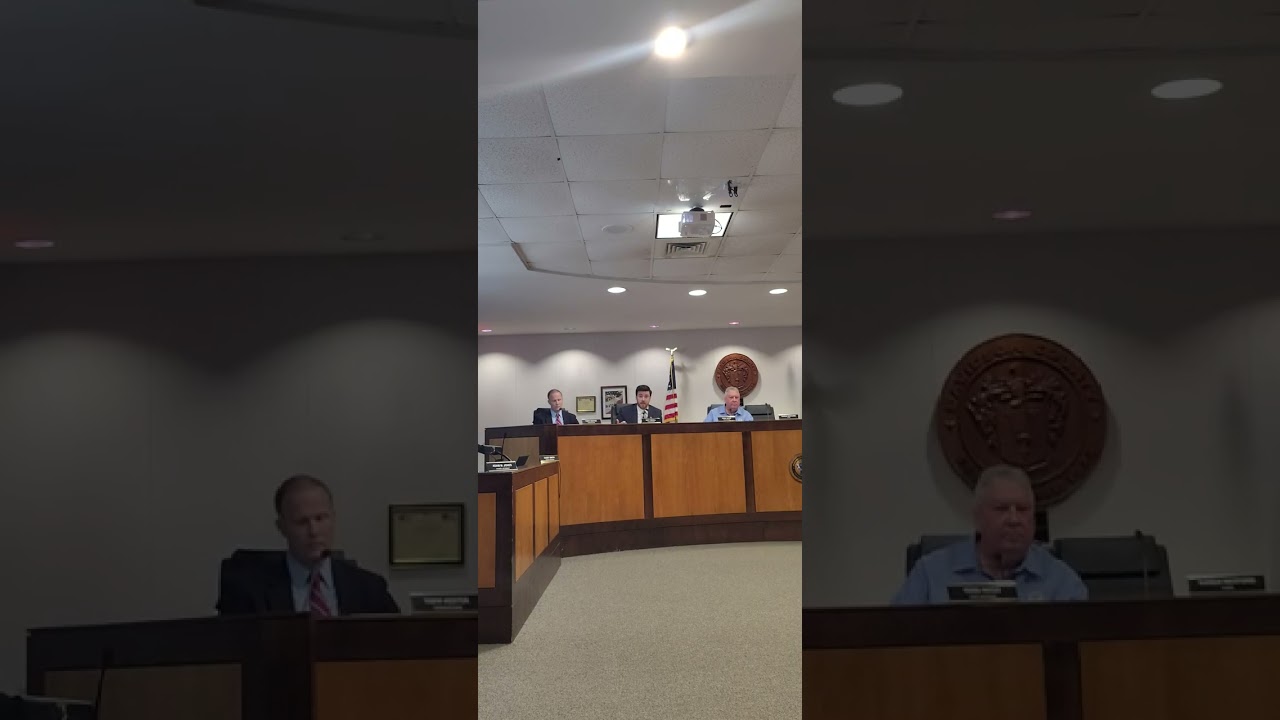 Davidson County Commissioner Meeting Zoning for Cid Rd and 109. Vote. 