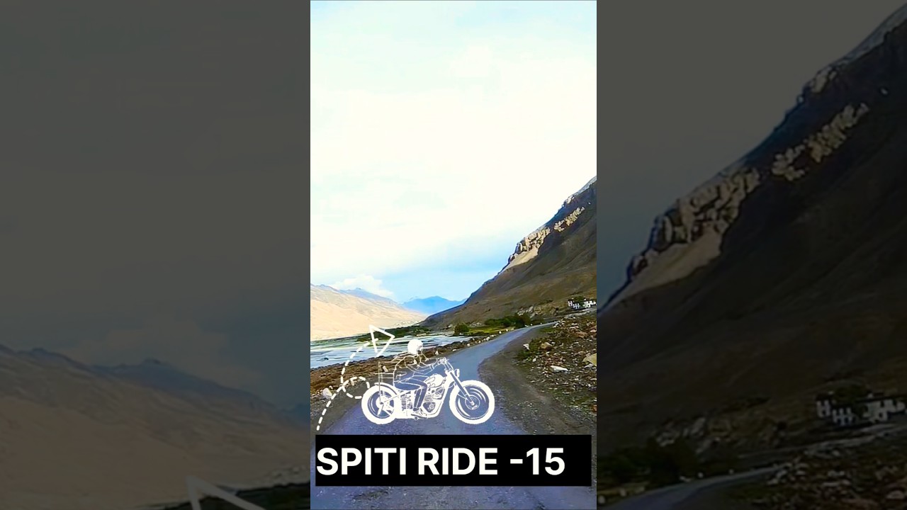SPITI RIDE - 15 ।। ARVIND VASAVE ।। @avasave8282 ।। #shortsvideo #himachalpradesh #motorbikeriding