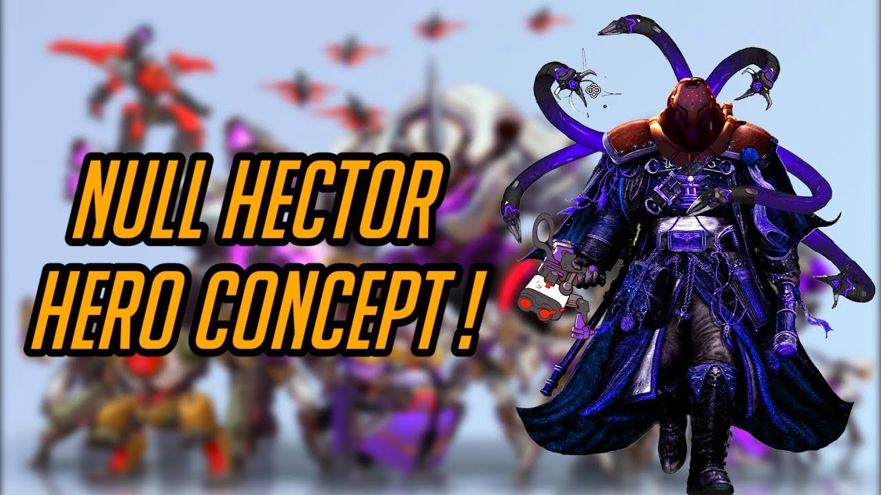 Overwatch | NULL HECTOR Tank Hero Concept! | Null Sector Leader - Void, the Construct Summoner Tank
