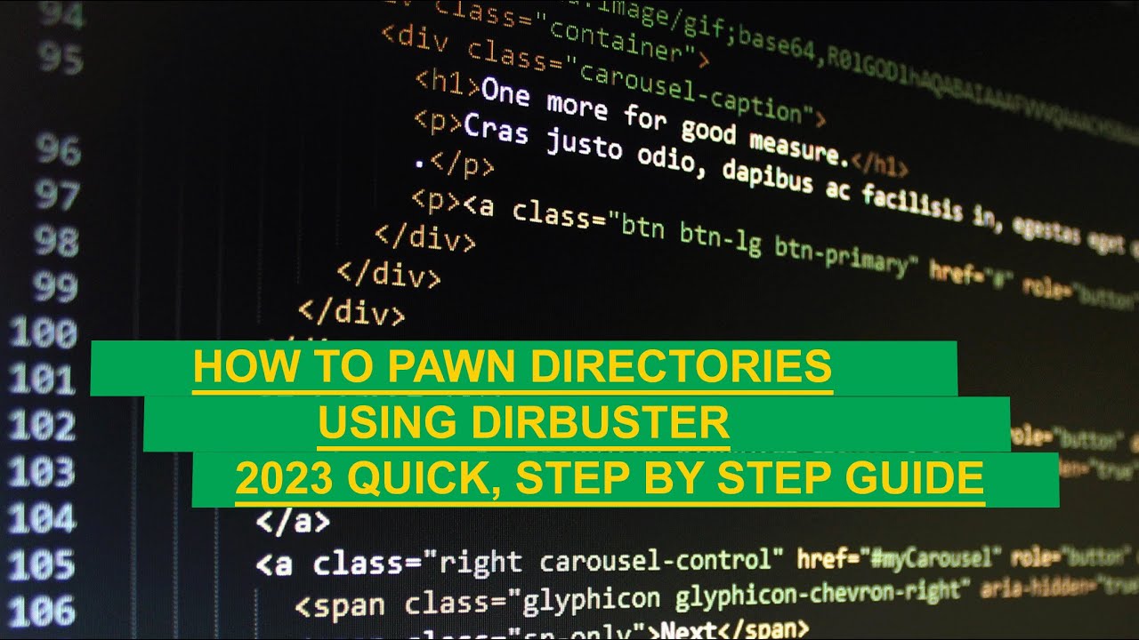 Ethical Hacking: Using dirbuster to find hidden files and directories