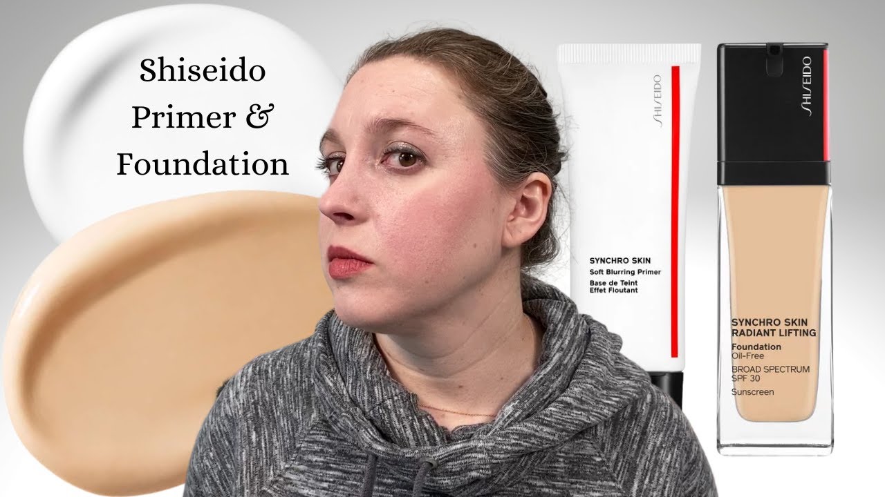 NEW SHISEIDO SYNCHRO SKIN RADIANT LIFTING FOUNDATION AND SOFT BLURRING PRIMER