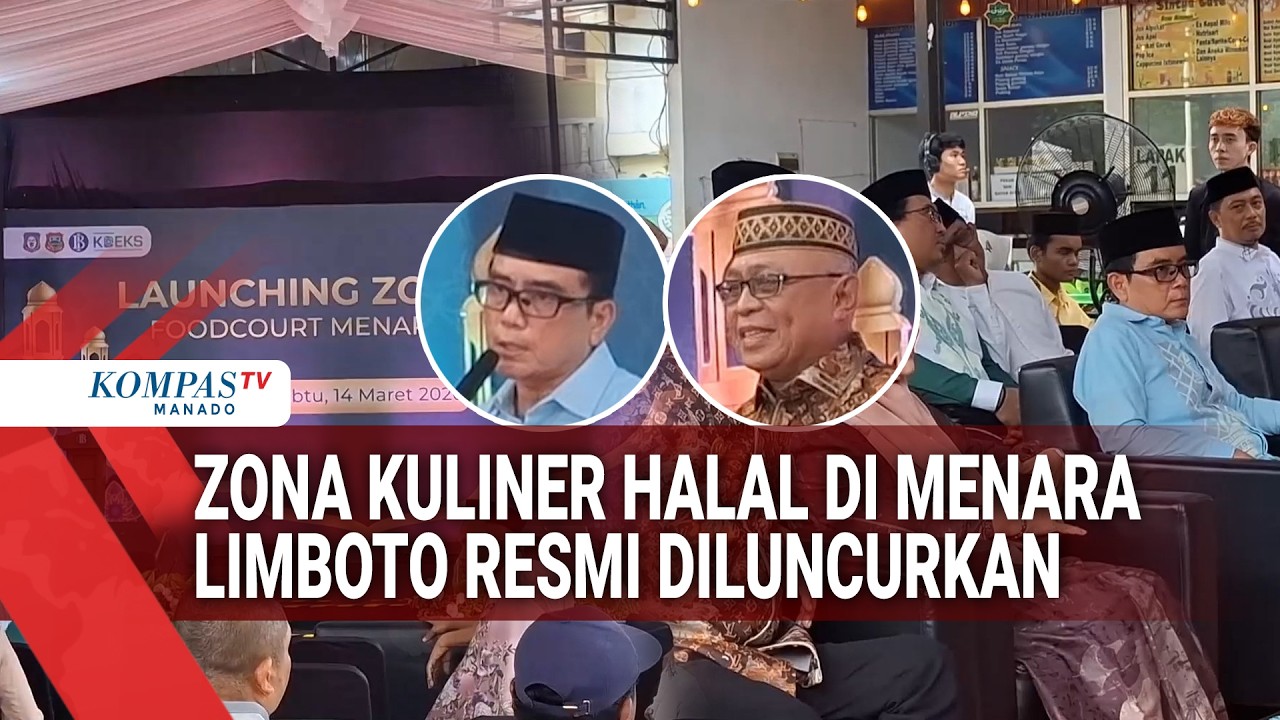 ZONA KULINER HALAL DI MENARA LIMBOTO RESMI DILUNCURKAN