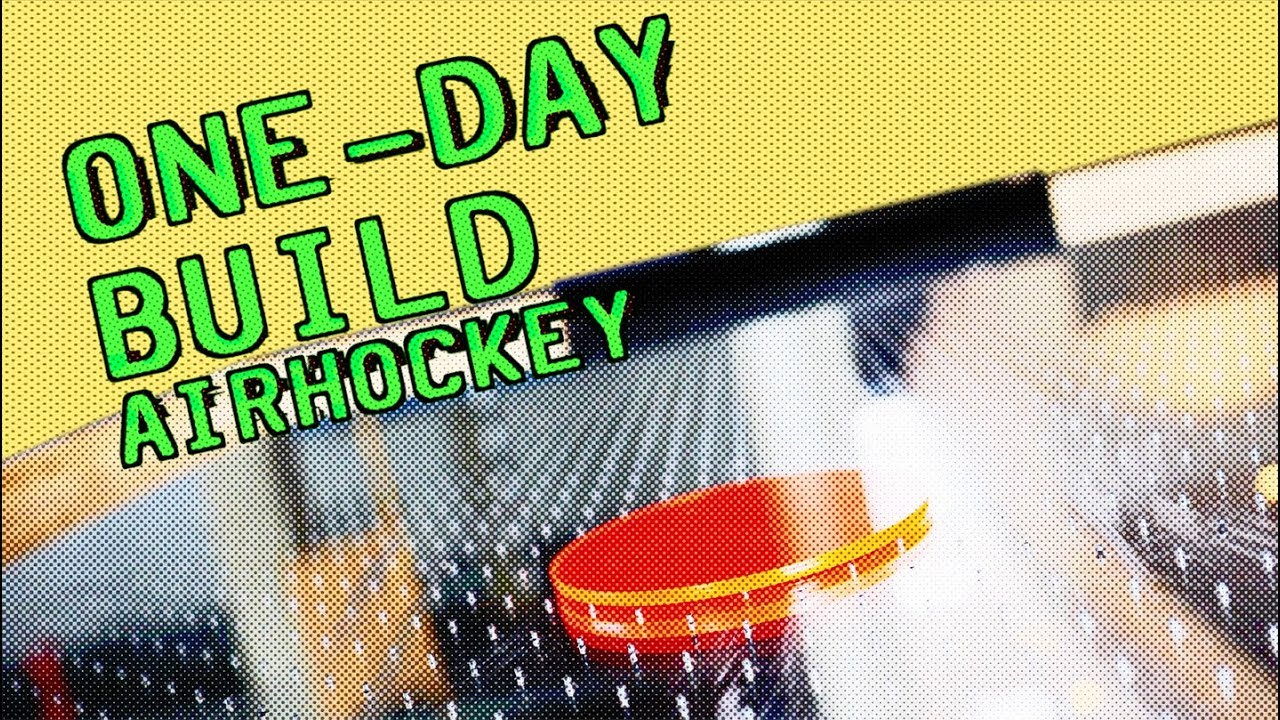 DIY AIR HOCKEY TABLE !! supervet UPCYCLING project 😱