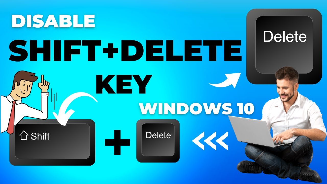 Как отключить клавиши Delete и Shift + Delete на компьютере с Windows 10