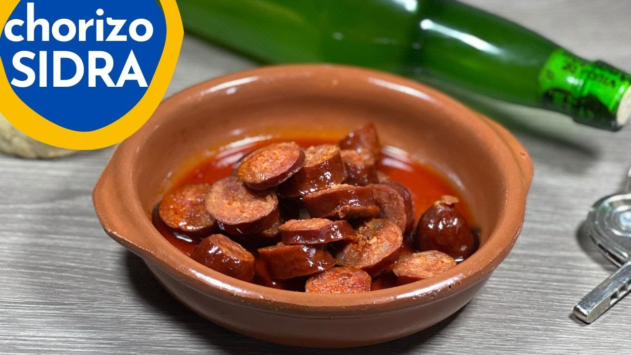 Chorizo a la SIDRA: receta típica en ASTURIAS 💙