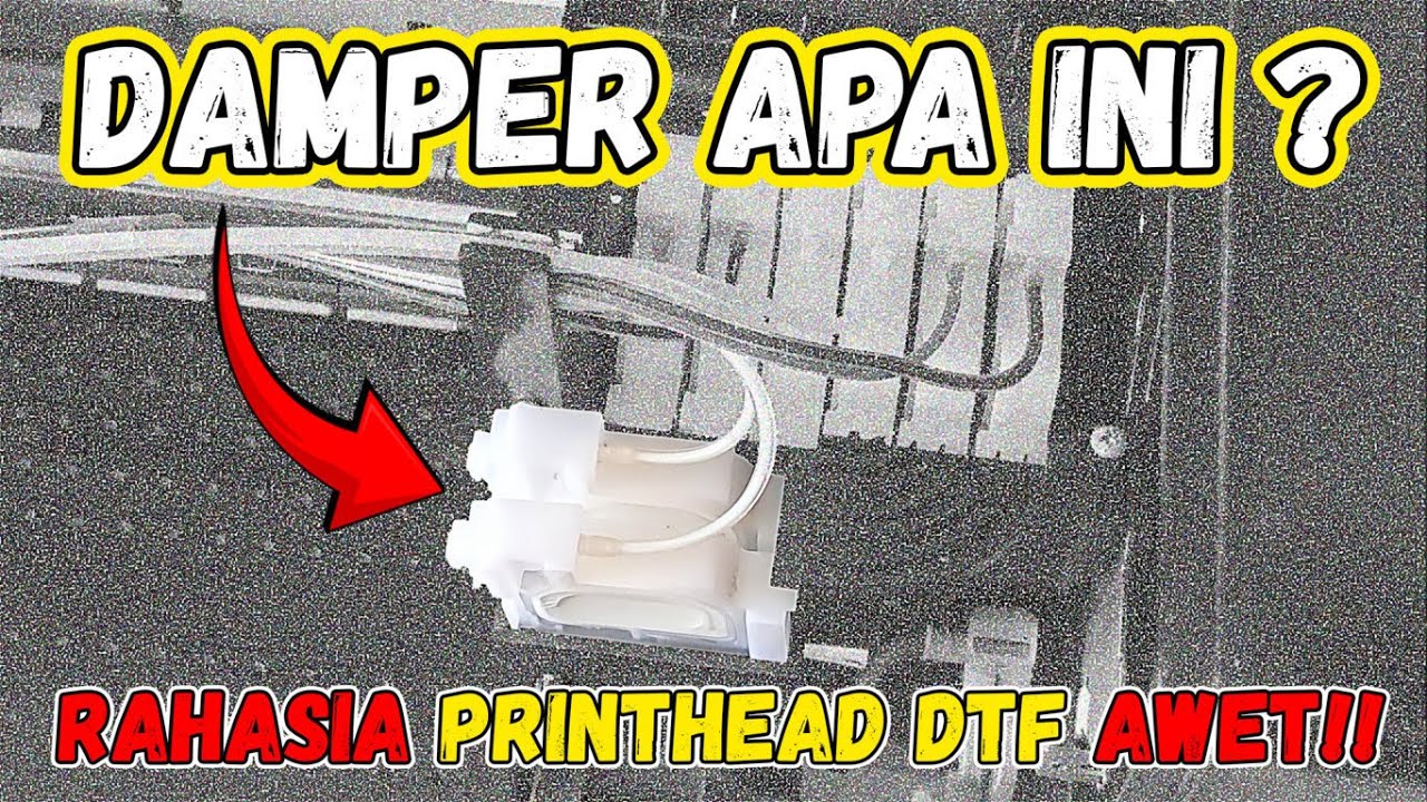 Rahasia Printhead DTF AWET! Anti Mampet Tinta Putih DTF