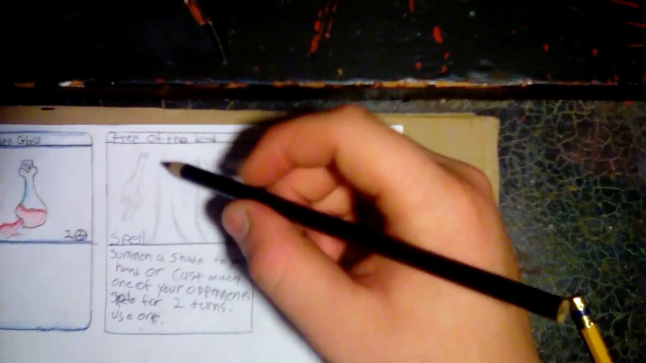 How to make a homemade tcg by hand (rogue empire)