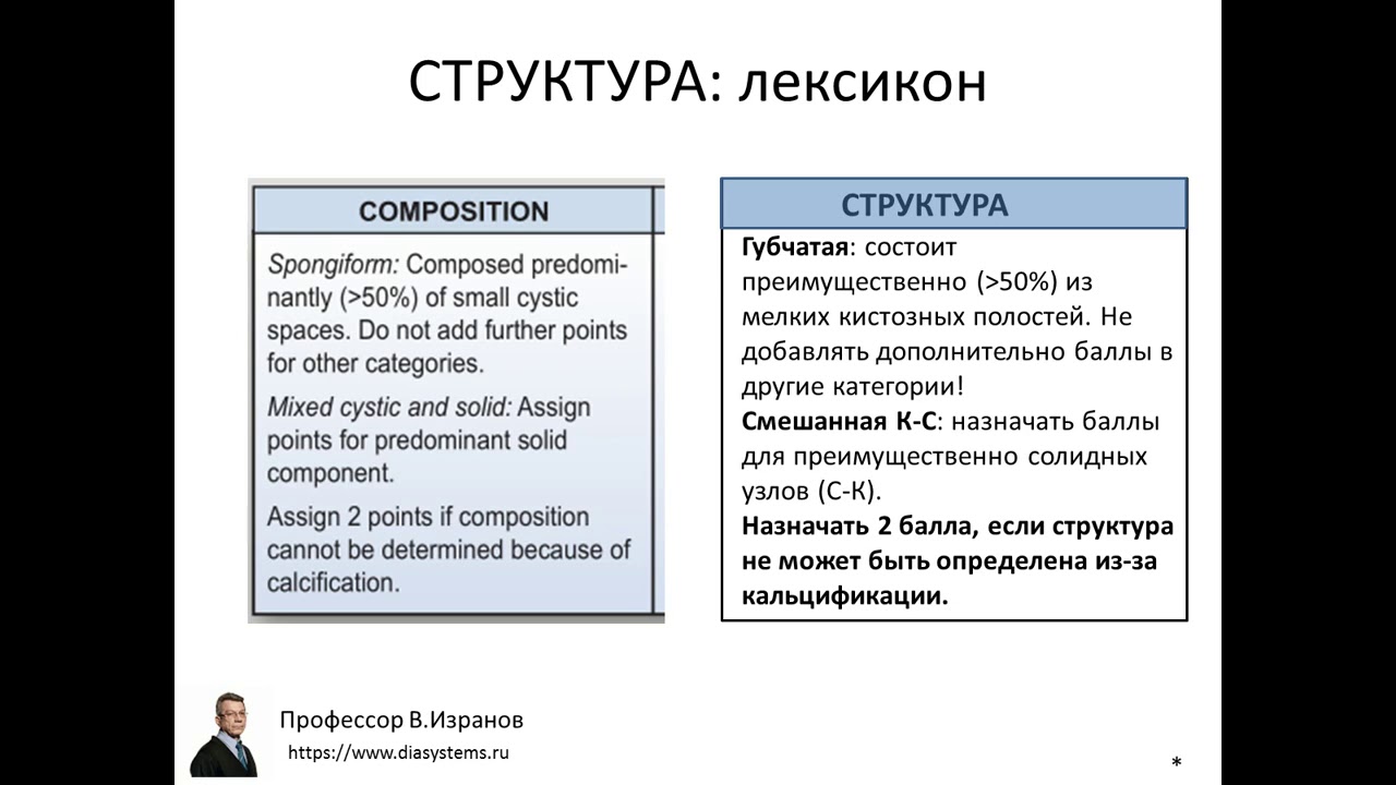 Шкала ACR TIRADS