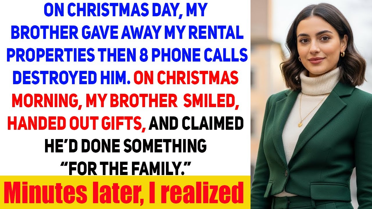 On Christmas Day, My Brother Gave Away My Rental Properties — Then 8 Phone Calls Destroyed Him