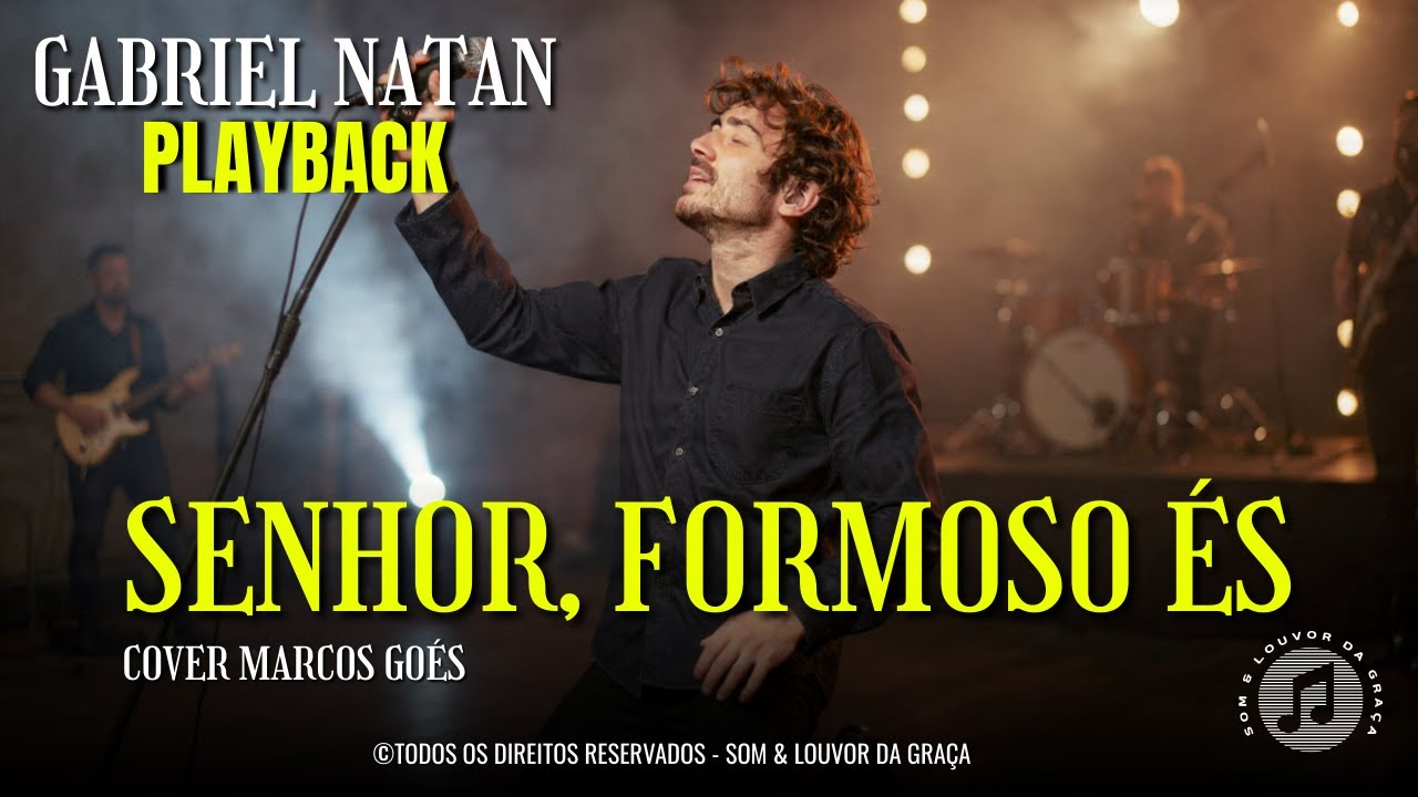PLAYBACK: Senhor, Formoso És | LOUVOR 2026 | Gabriel Natan (Cover Marcos Góes)