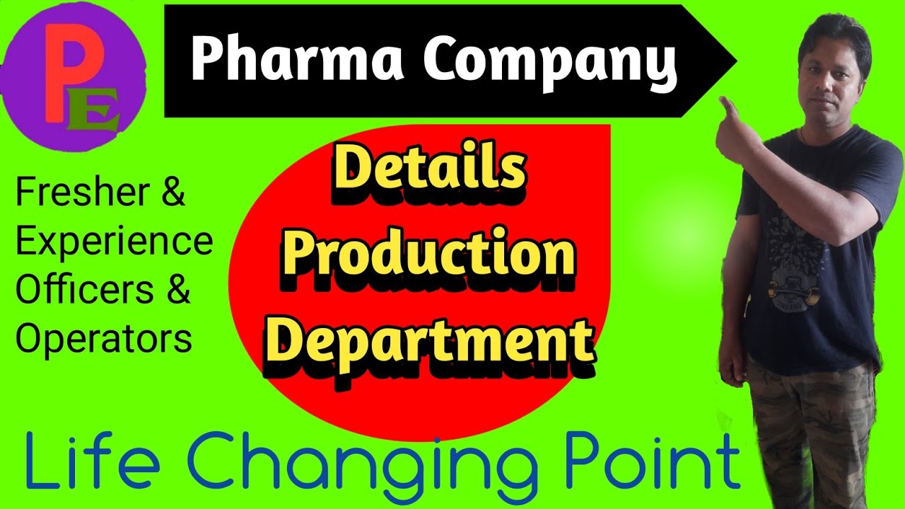 Production Department||Production department in pharma Industry||Important for pharmacy students|