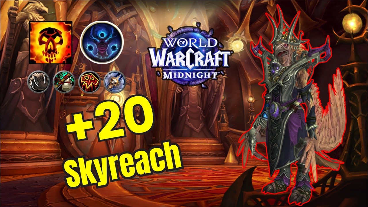 Skyreach +20 | Voidweaver Shadow Priest PoV | Season 1 Midnight | Frostmourne (OCE)