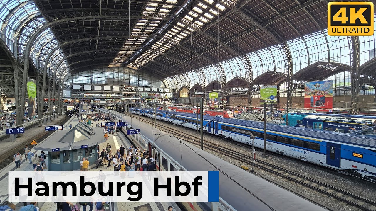 Hamburg Hbf 14.06.2025 - Nachtverkehr mit Autozug, Instandhaltungszug & späten ICEs